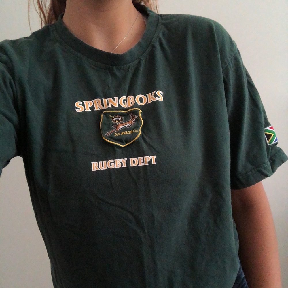 army green rugby t